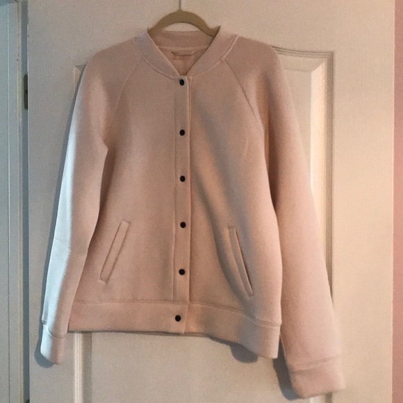 zella cozy up bomber jacket